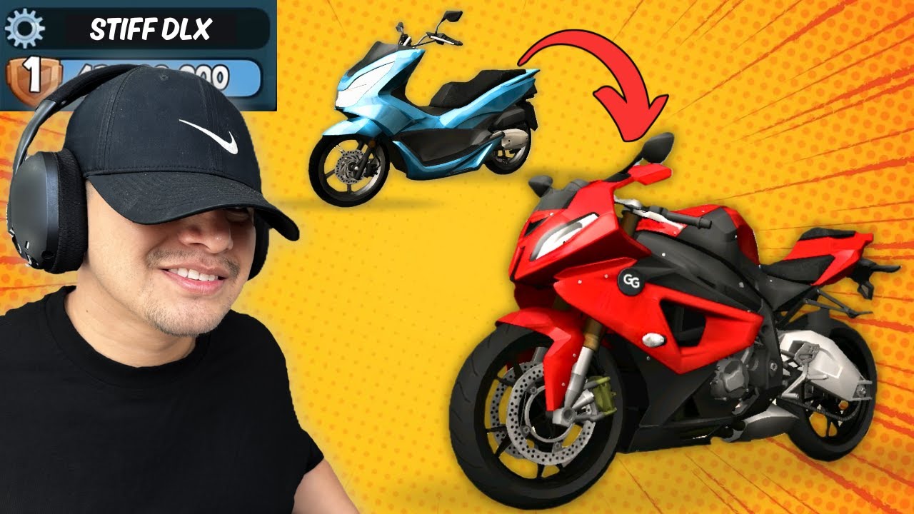 🤑PASÉ de la PEOR MOTO a la MÁS RÁPIDA en 24 HORAS en RACING FEVER: MOTO