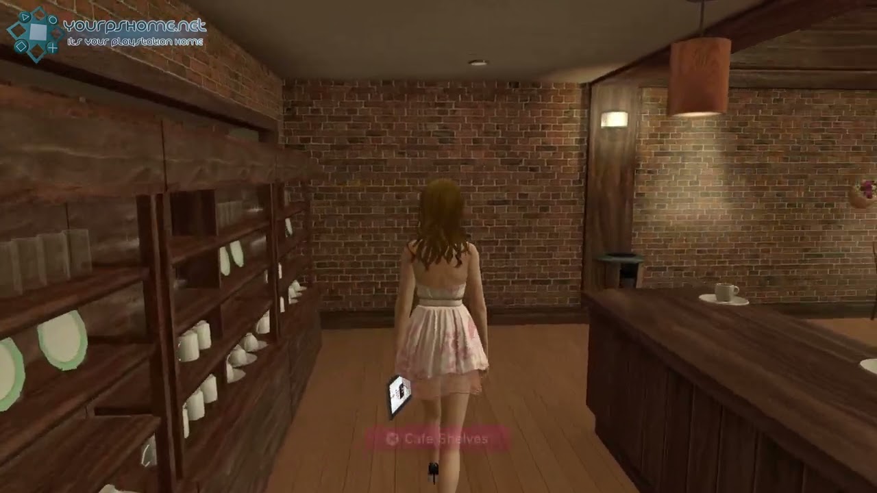 PlayStation Home Public Space Tour - At the Fleuris Cafe