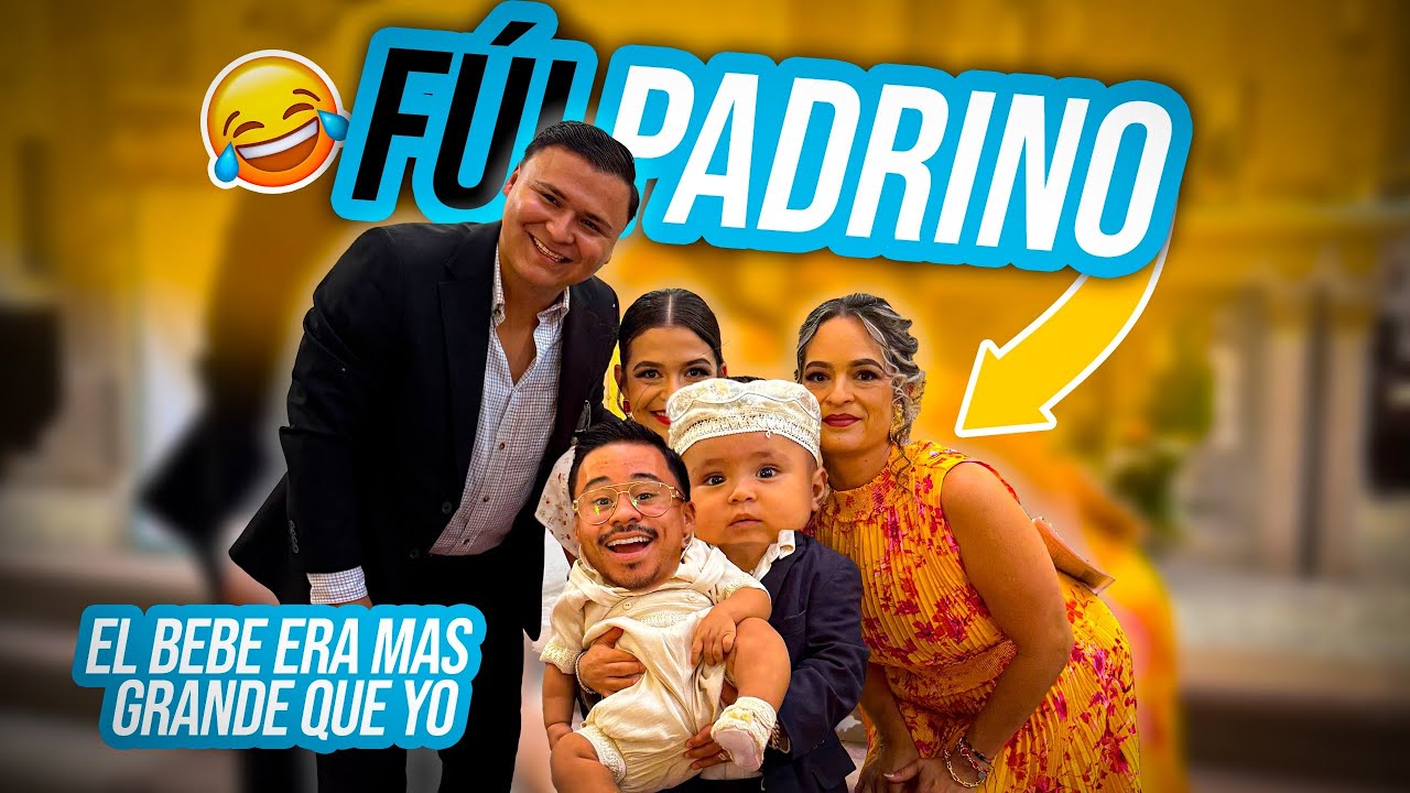 😇Bautizo a mi primer ahijado y el casi me carga a mi 😳 /ABELITO
