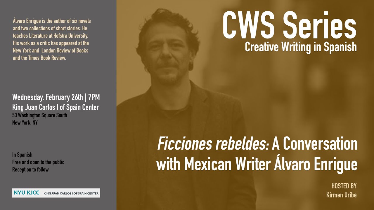 2020 I CWS I Ficciones rebeldes: una conversación con Álvaro Enrigue