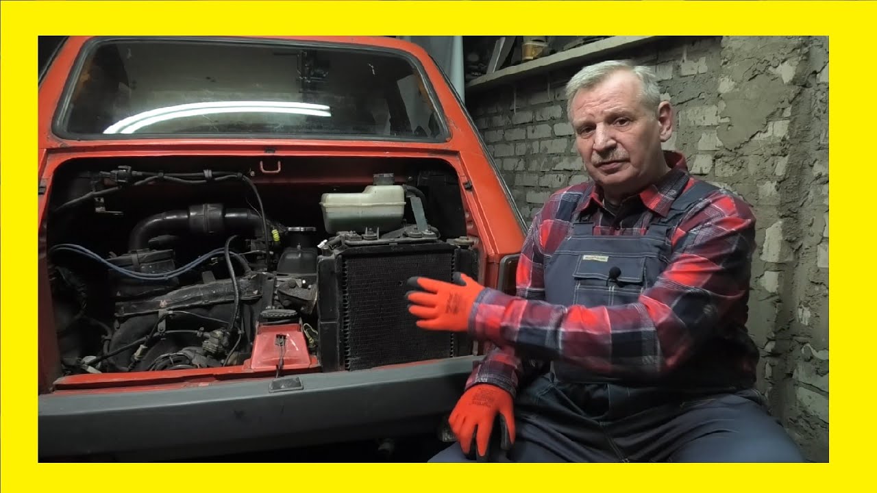 Fiat 126p Тюнинг для Fiat 126p путем замены отопления на охлаждающую жидкость.