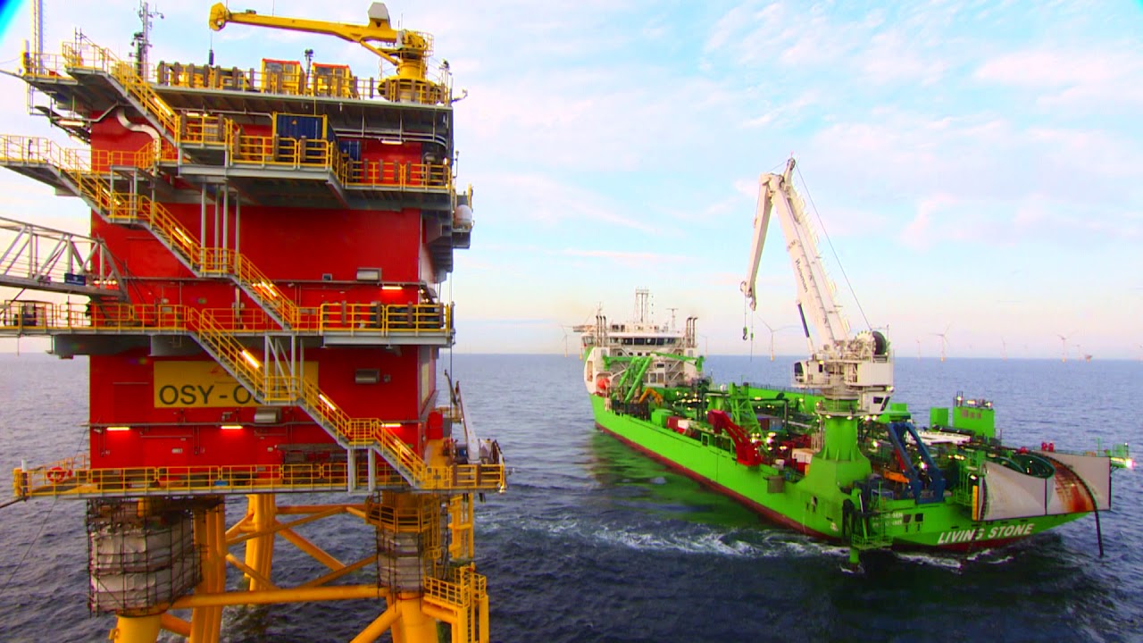 Modular Offshore Grid (MOG) Pull in of the cable in July 2019