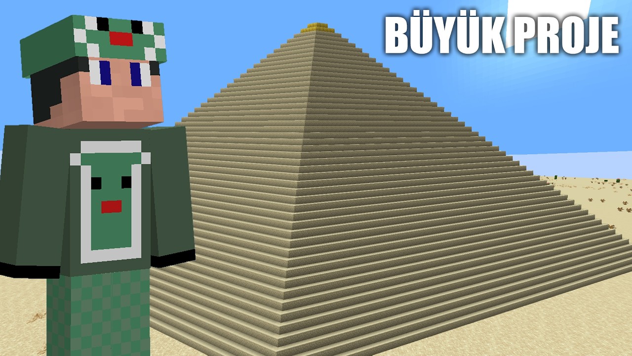 Minecraft Smp'de BÜYÜK PROJEMİ YAPIYORUM (Yayın Kesiti)