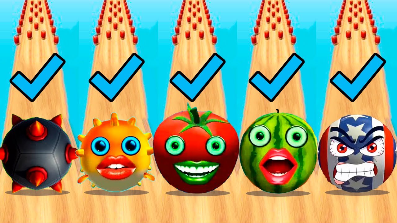 Who Will Win? - 9 Ball Contest - Going Ball, Action Ball, Rolling Ball Master, Other Balls! Race-698