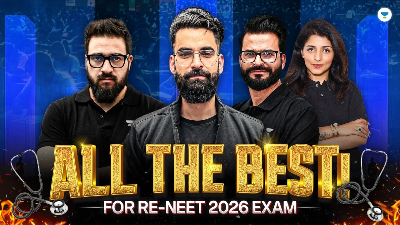 All The Best For RE-NEET 2026 Exam - Team Avengers