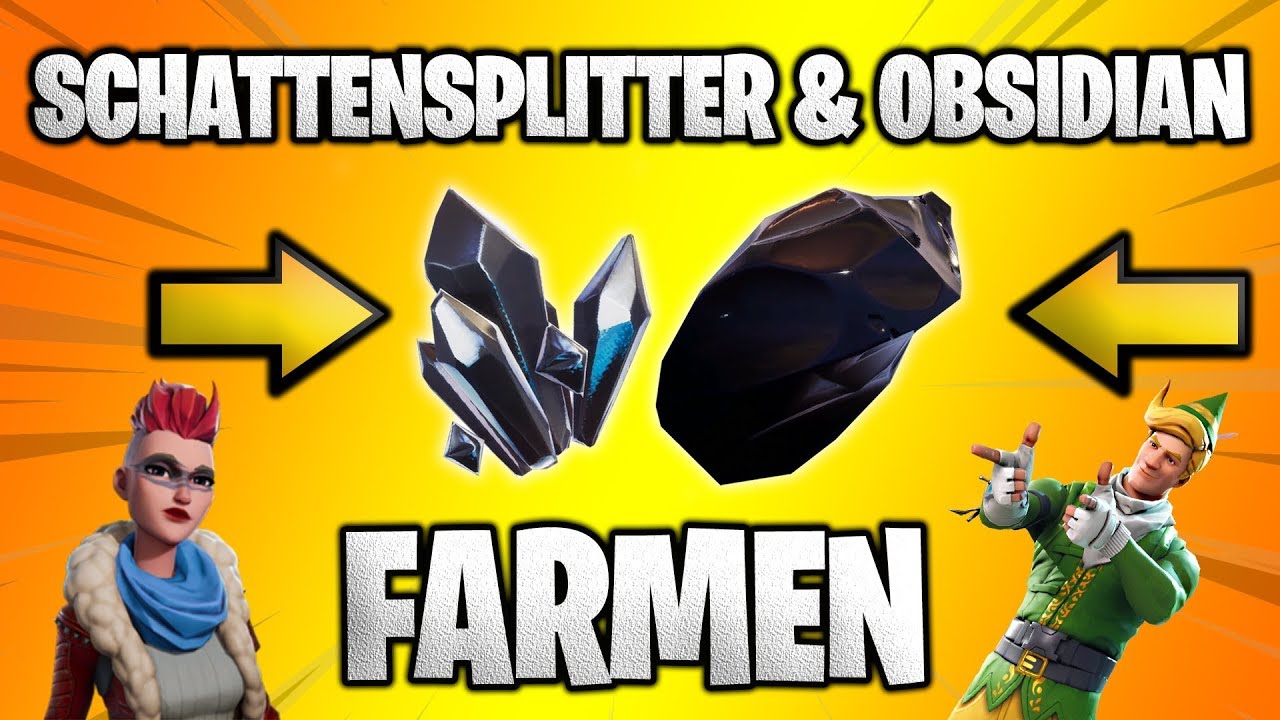 🔥 OBSIDIAN & SCHATTEN AM BESTEN FARMEN! | FORTNITE: RETTE DIE WELT