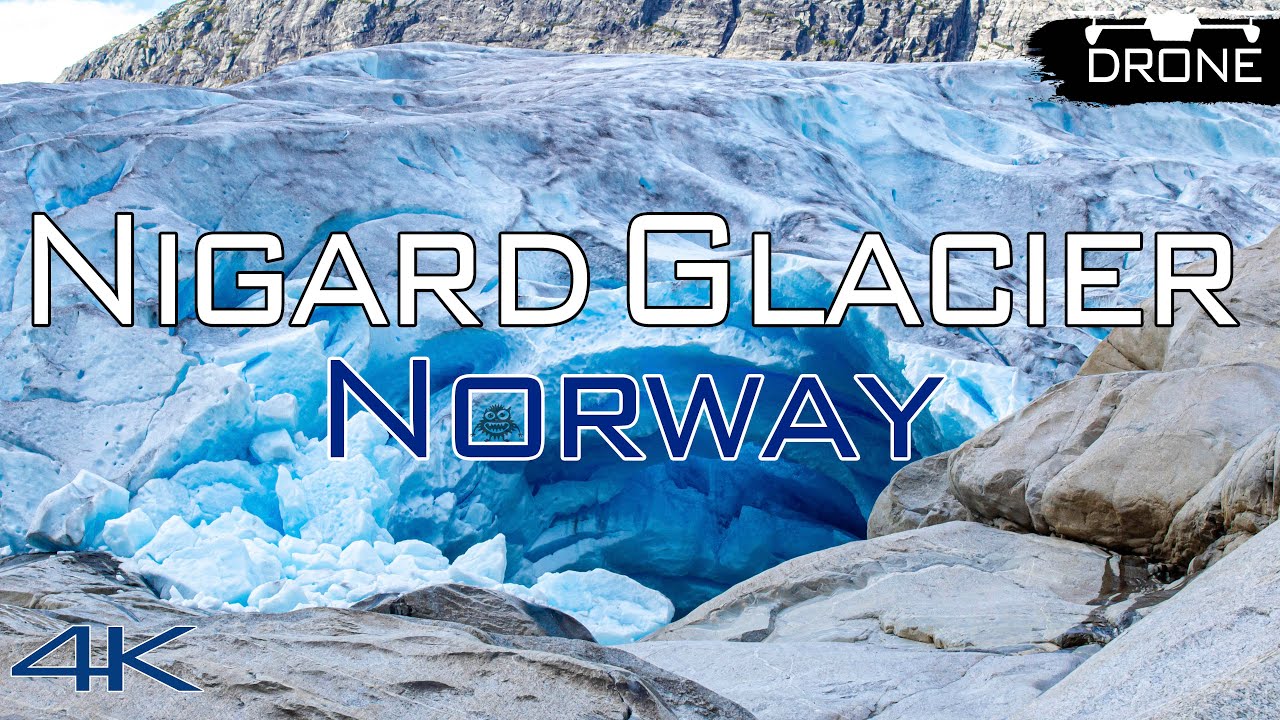 Nigardsbreen Glacier - Cinematic Drone Video, Norway, 4k