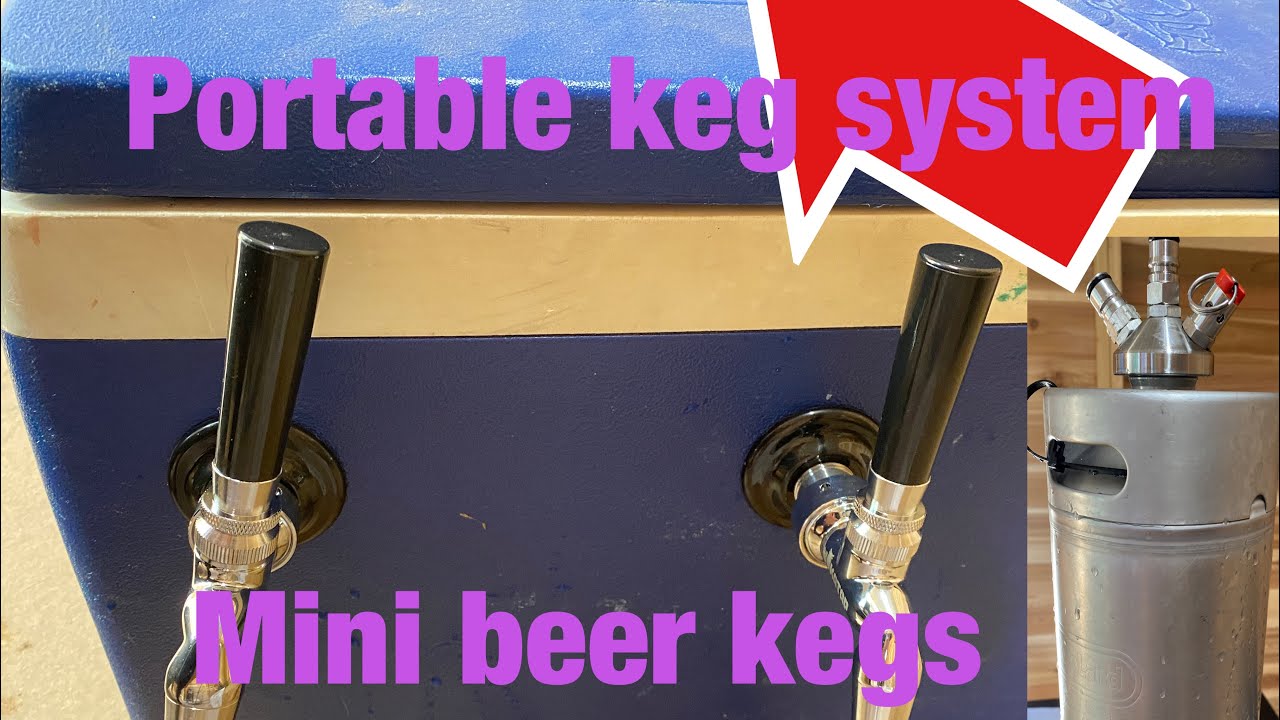 Build a portable kegerator using mini kegs for homebrew beer