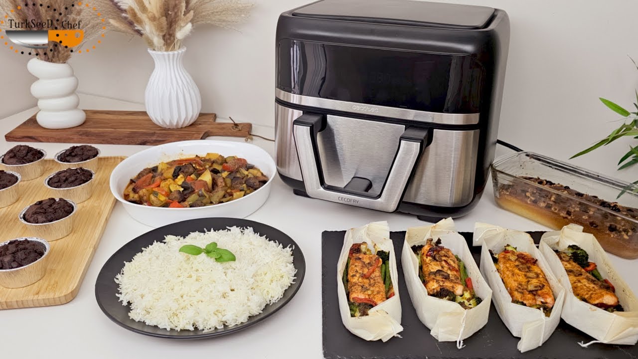 ✨Узнайте, почему аэрофритюрница Cecotec Cecofry Dual 9000 — лучший выбор✨