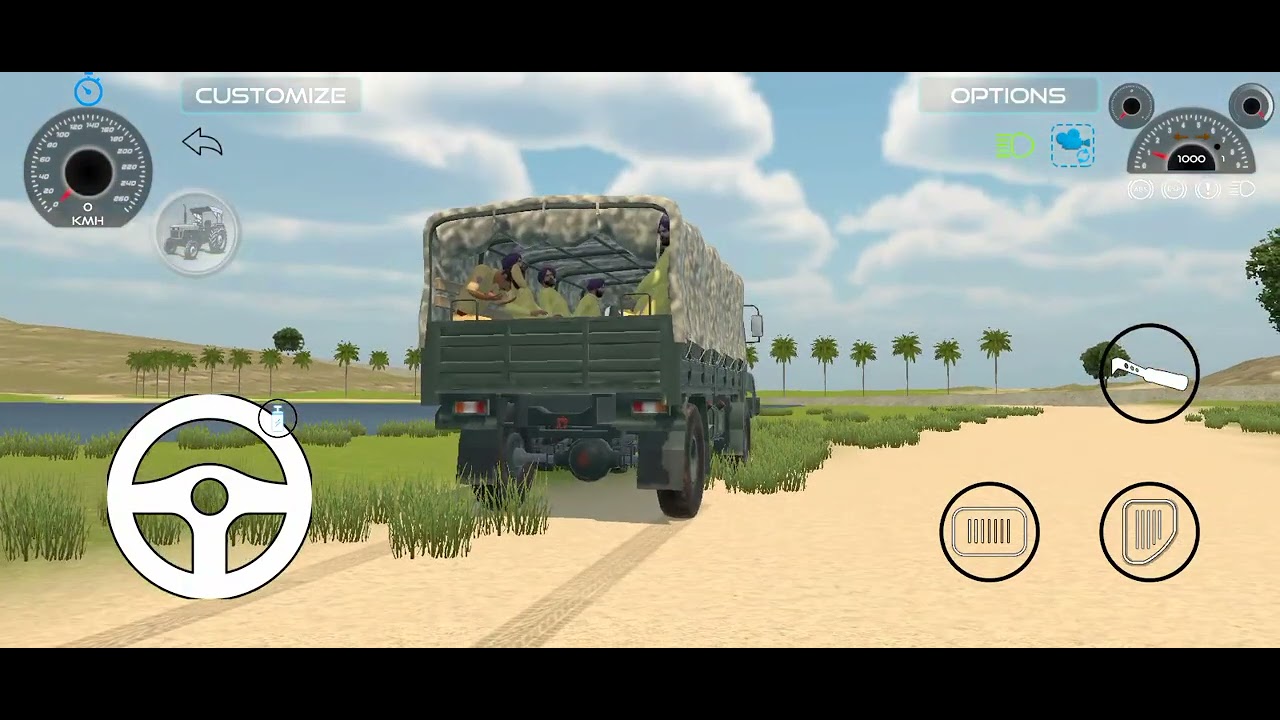 Indian army truck 🚛 kaise add kre game me Indian vehicles simulator3b game 