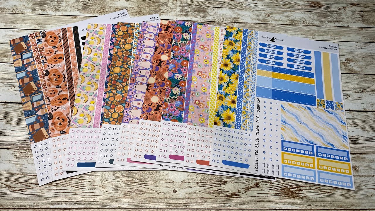 Happy Mail!  EC Dashboard Layout Planner Stickers!
