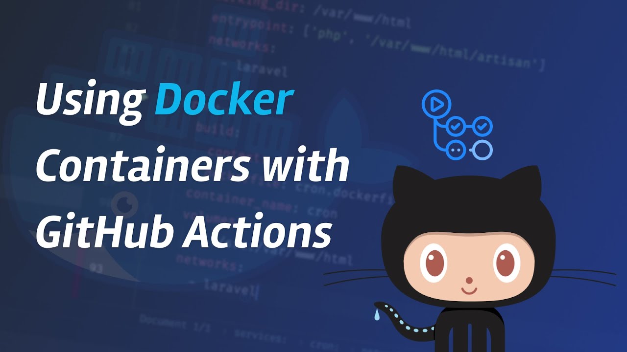 Использование контейнеров Docker с действиями GitHub