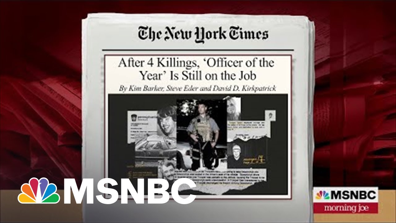 NYT: After Four Killings, Pennsylvania State Trooper Is Still On The Job