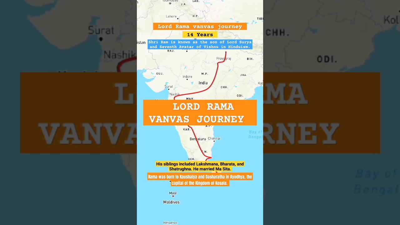 Shree Ram Vanvas Journey 🧡 | Ayodhya - Sri lanka - Ayodhya.. 