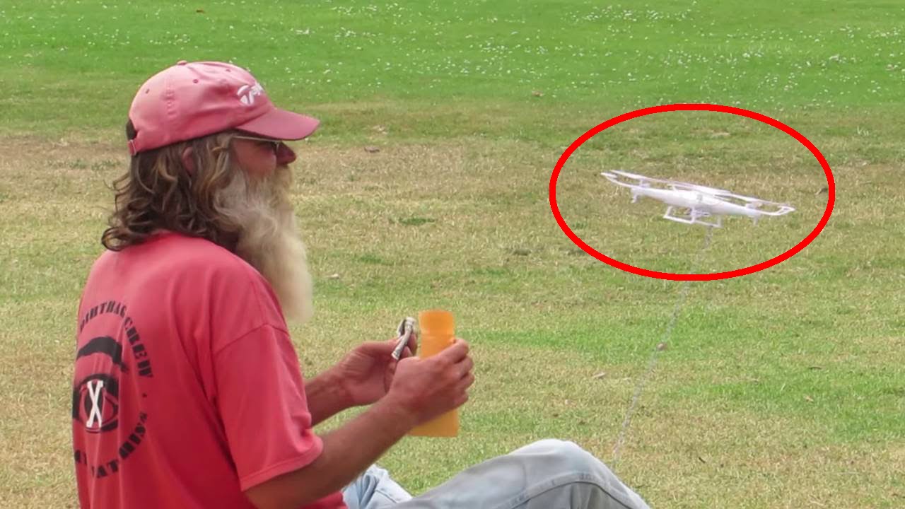 Drone Delivers Money To Homeless