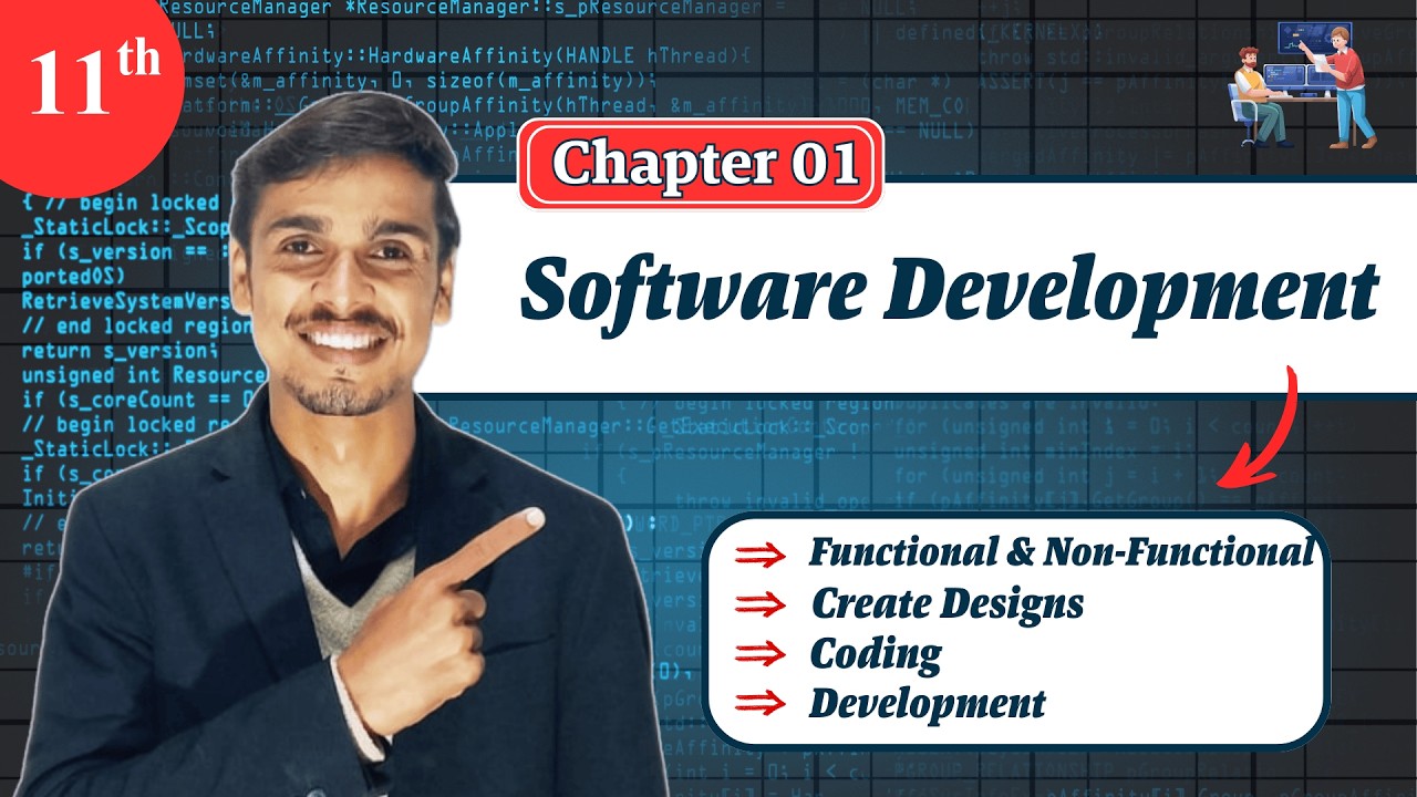 11th Class Computer Science Chapter 1 | Functional & Non-Functional Requirements  | Sir Ikram Raheem