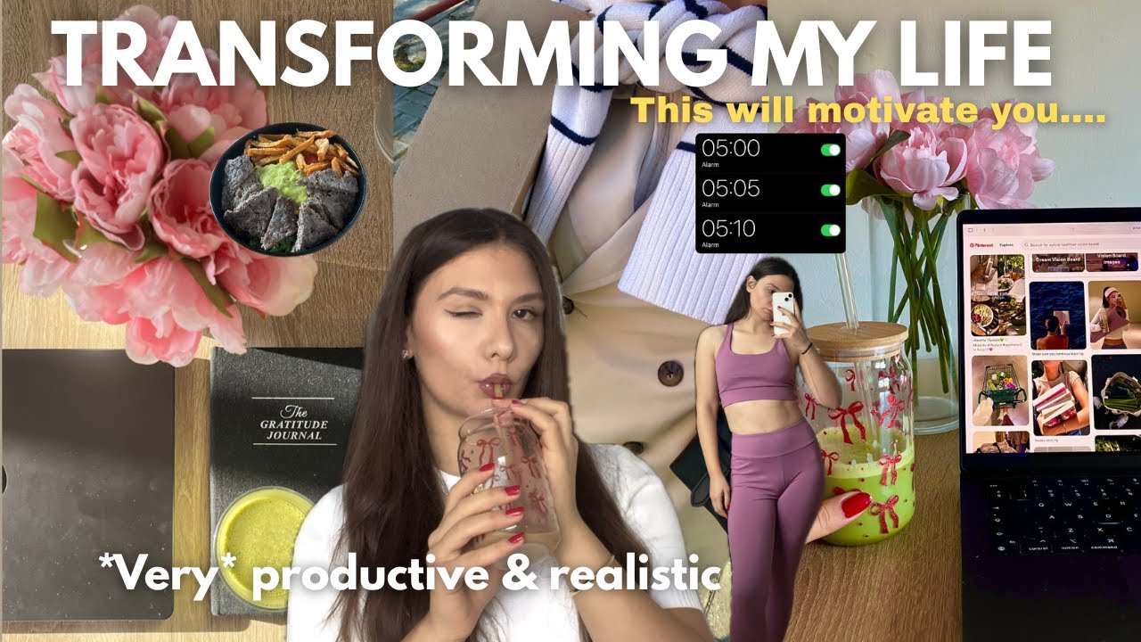 TRANSFORMING MY LIFE ✨PRODUCTIVE WEEK IN THE LIFE OF A GIRL MAKING HER VISION BOARD A REALITY (ep5)