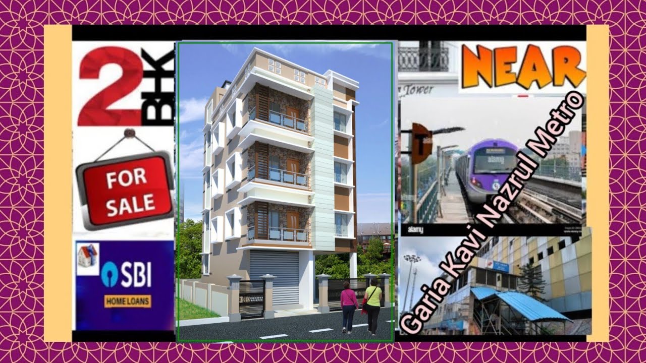 850 SQFT 1 ST Floor 2 BHK New Flat For Sale In Garia Loan Avialable #2bhk #flat 
