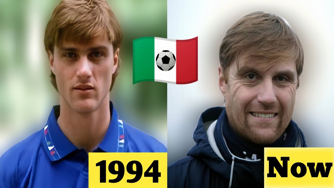 Italy 🇮🇹 World Cup 1994 Squad ⚽ Then and Now | Football Legends