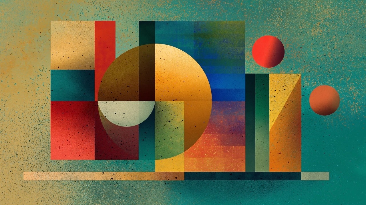 Frame TV Art: Bold Abstract Shapes Collection | 8 Paintings | 4K TV Screensaver | 4 Hours