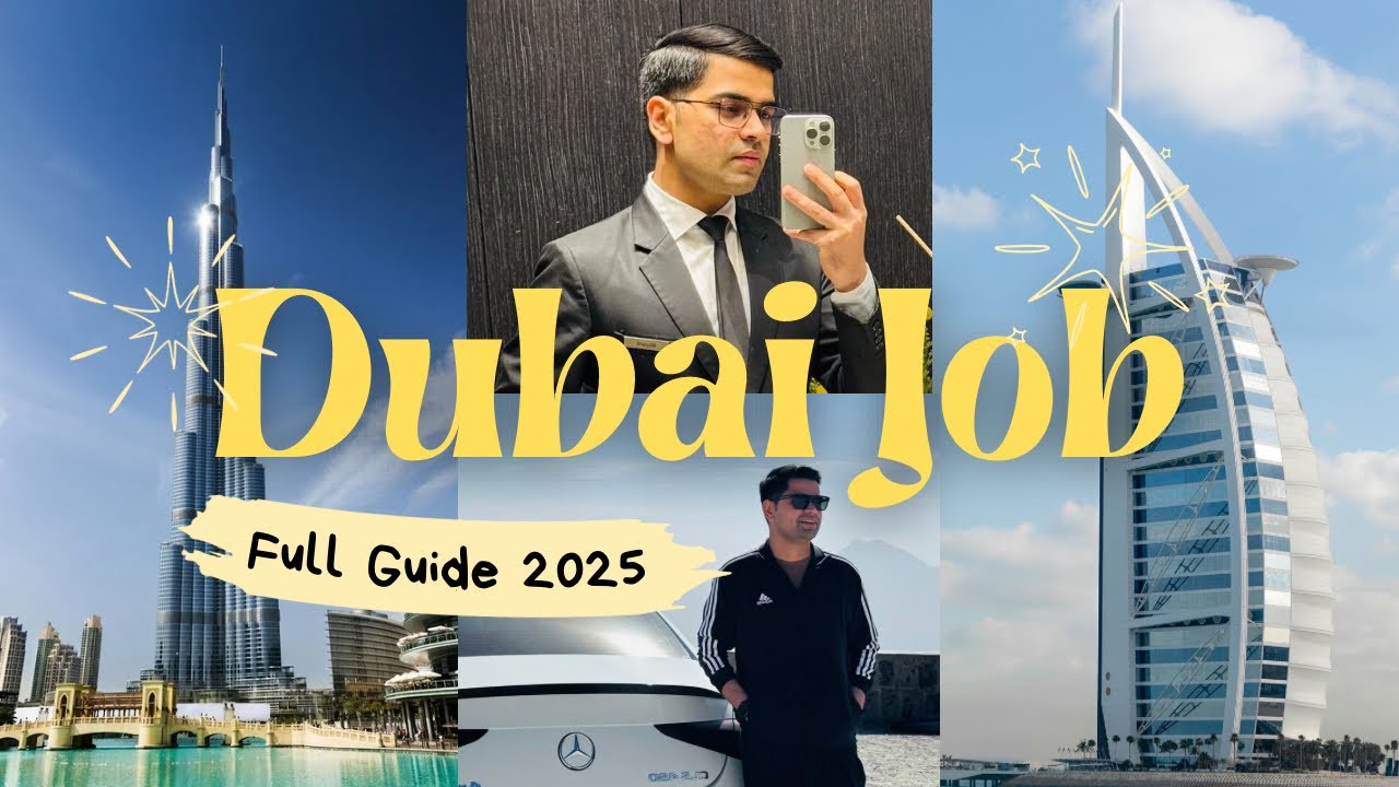 How to Get a Job in Dubai in 2025 l Visa, Salary, Living cost & Reality!!