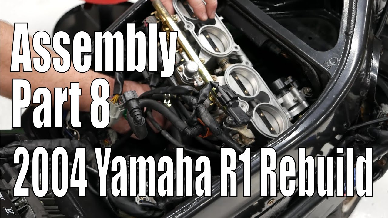 Basket Case 2004 Yamaha R1 Rebuild - Final Assembly Part 8