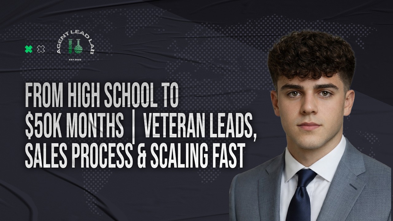 From High School to $50K Months | Veteran Leads, Sales Process & Scaling Fast