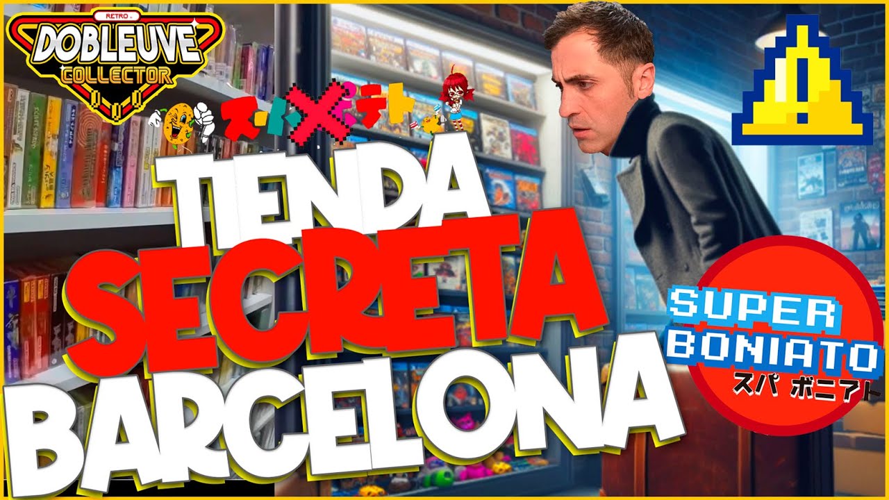 🕹️La TIENDA SECRETA de Barcelona | 🥔 Super Boniato el secreto mejor guardado y su merca JAPO 🎮✨