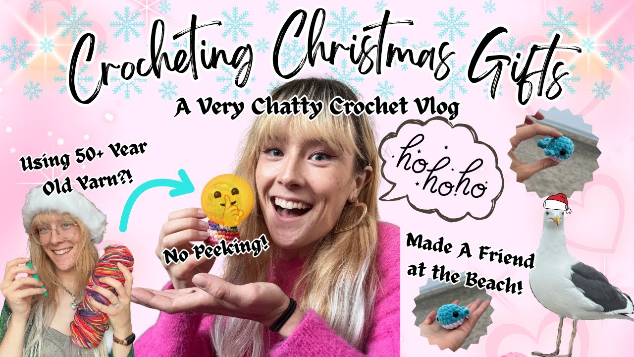 Let's Crochet & Chat 🧶✨ Making Christmas Gifts 🎁 Beach Day 🏖️ Babysitting the Turtles 🐢🎄 Vlogmas 3