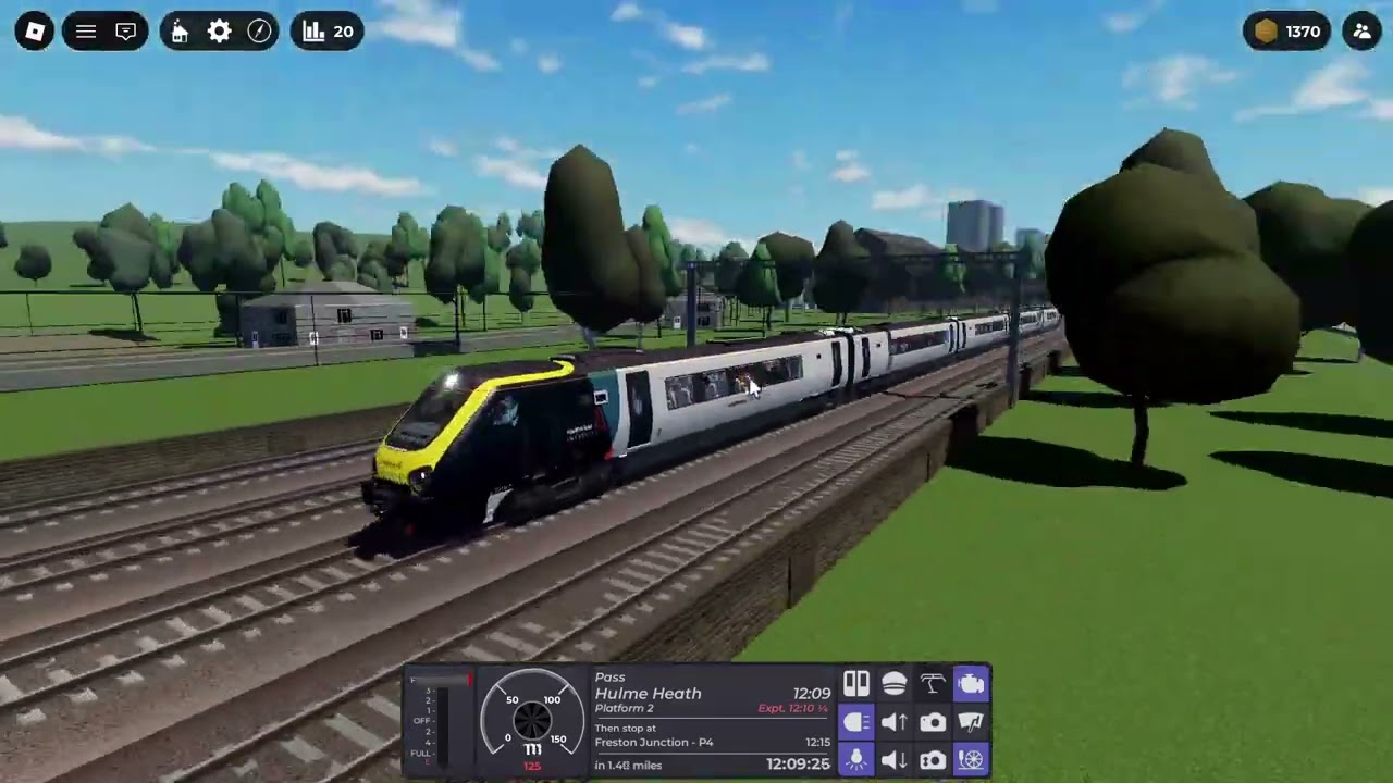 Roblox British Railway class 221 Cuffley - Victoria Docks