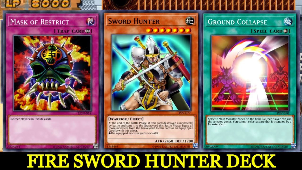 Yu-Gi-Oh! Power of Chaos Joey The Passion - SWORD HUNTER DECK - EPIC STRATEGY
