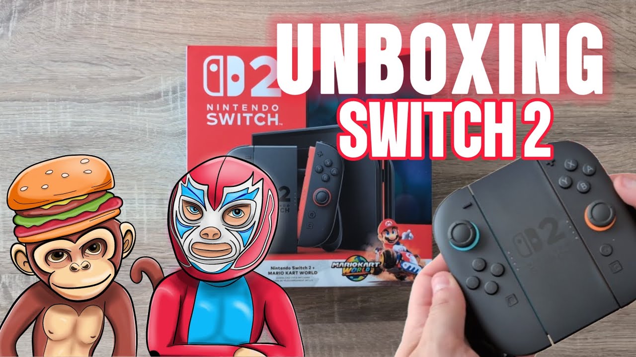 ON DÉBALLE LA NINTENDO SWITCH 2 📦 (unboxing sous hype)