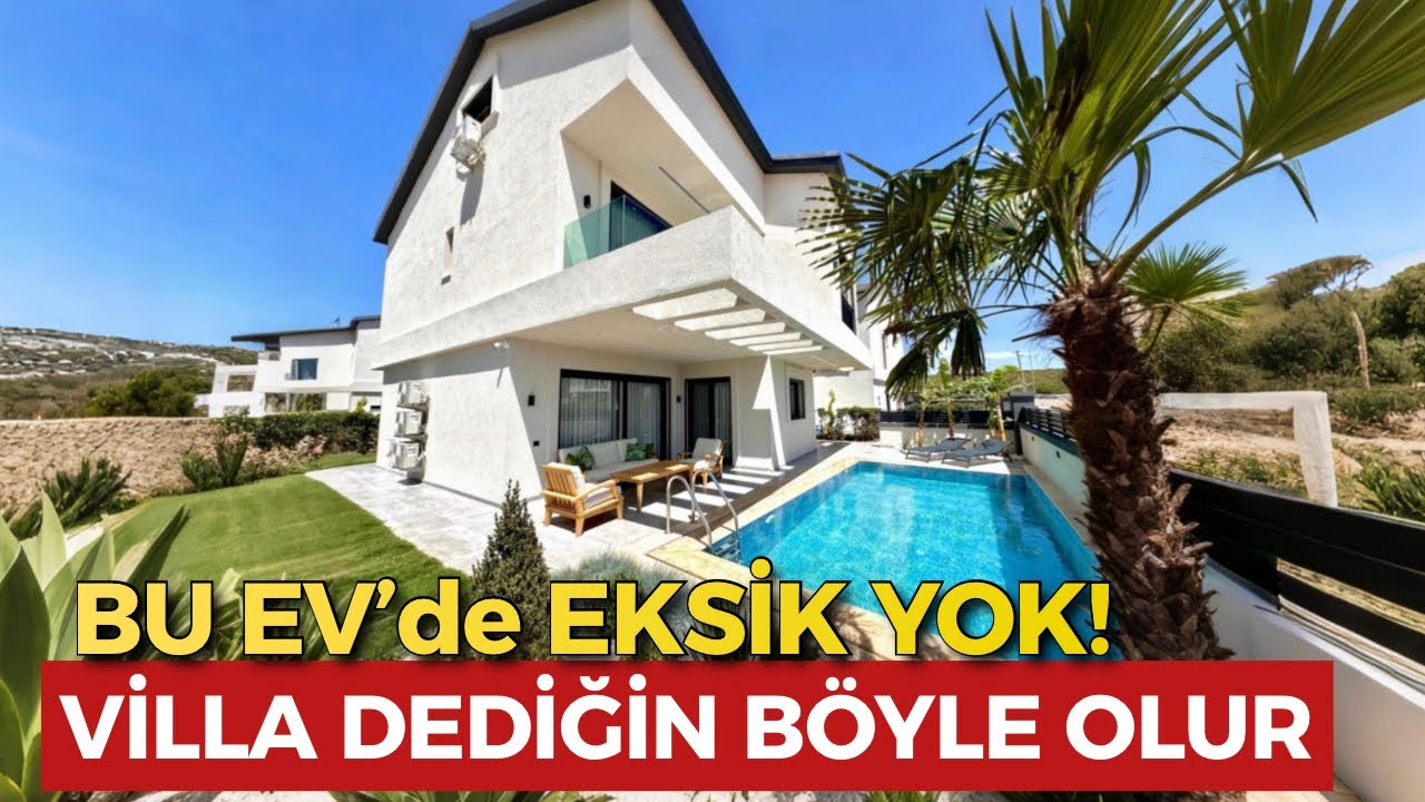 BU HARİKA PROJE’de SON 3 ADET VİLLA KALDI YERDEN ISITMALI EŞYALI / V154
