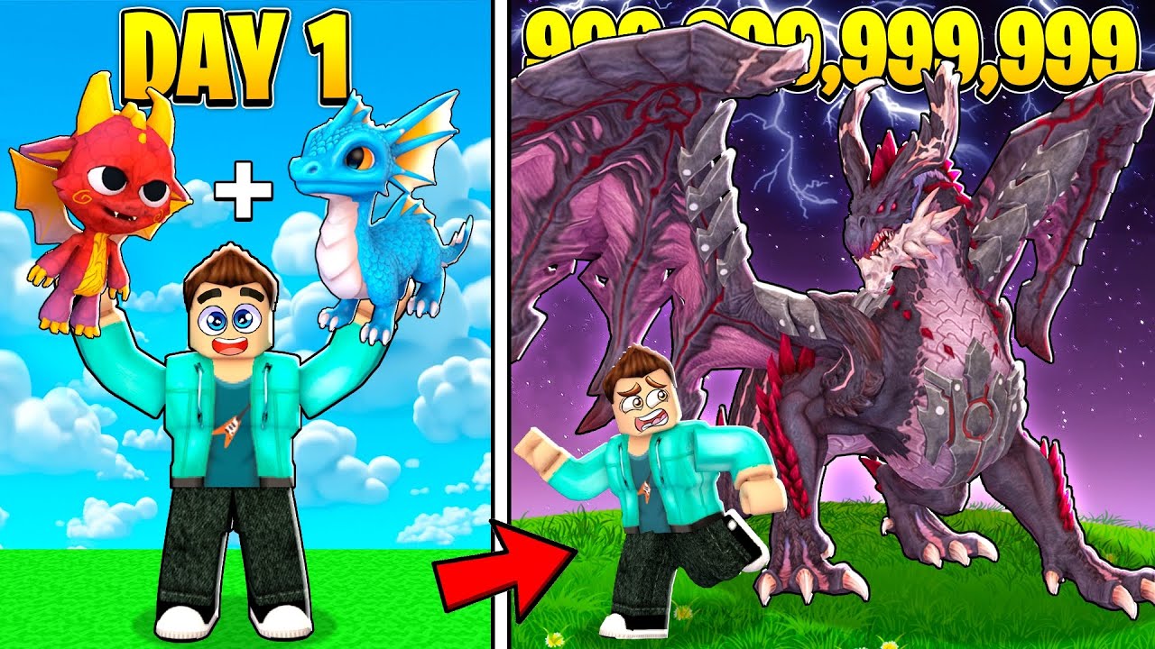 MERGING LEVEL 1 DRAGONS TO MAKE THE ULTIMATE GOD DRAGON!! 🐉🐉🐲🐲