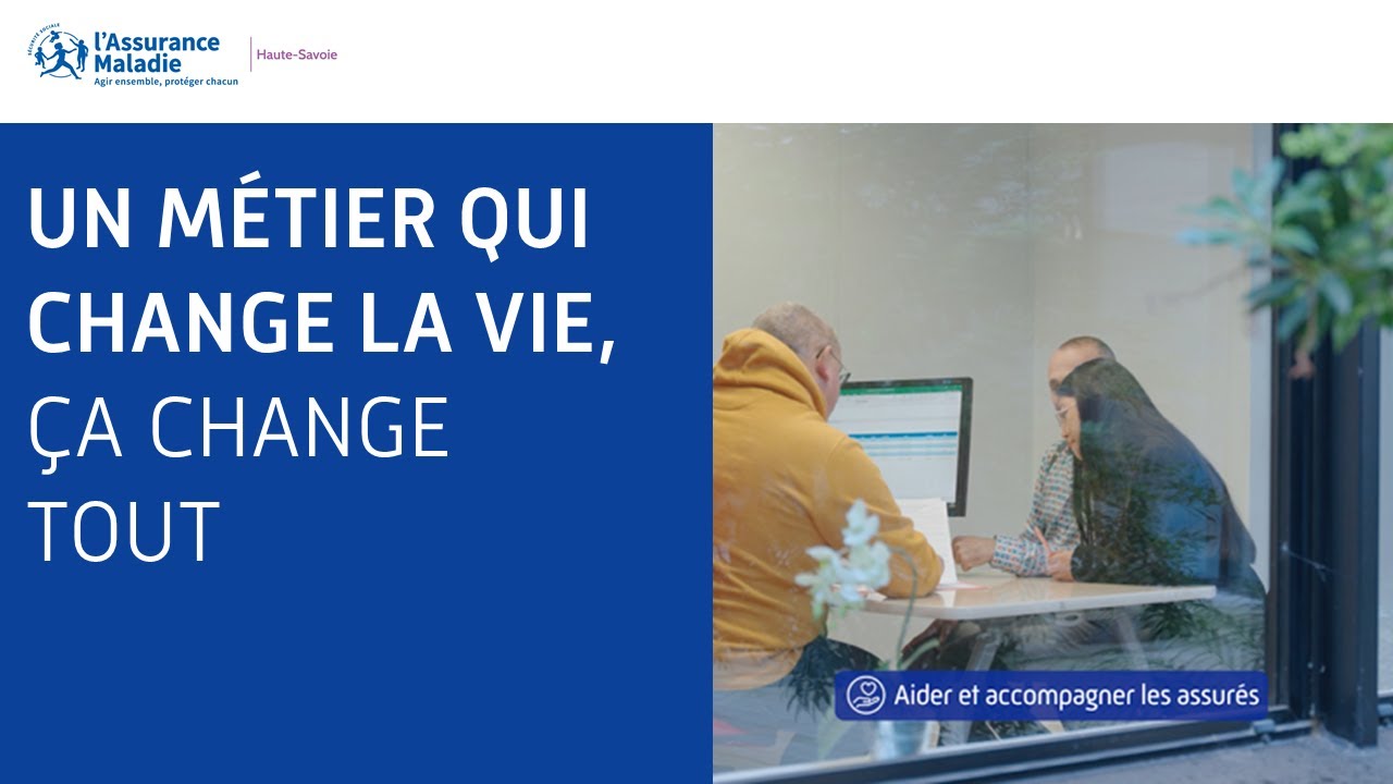 Les métiers relation clients de la CPAM de Haute-Savoie