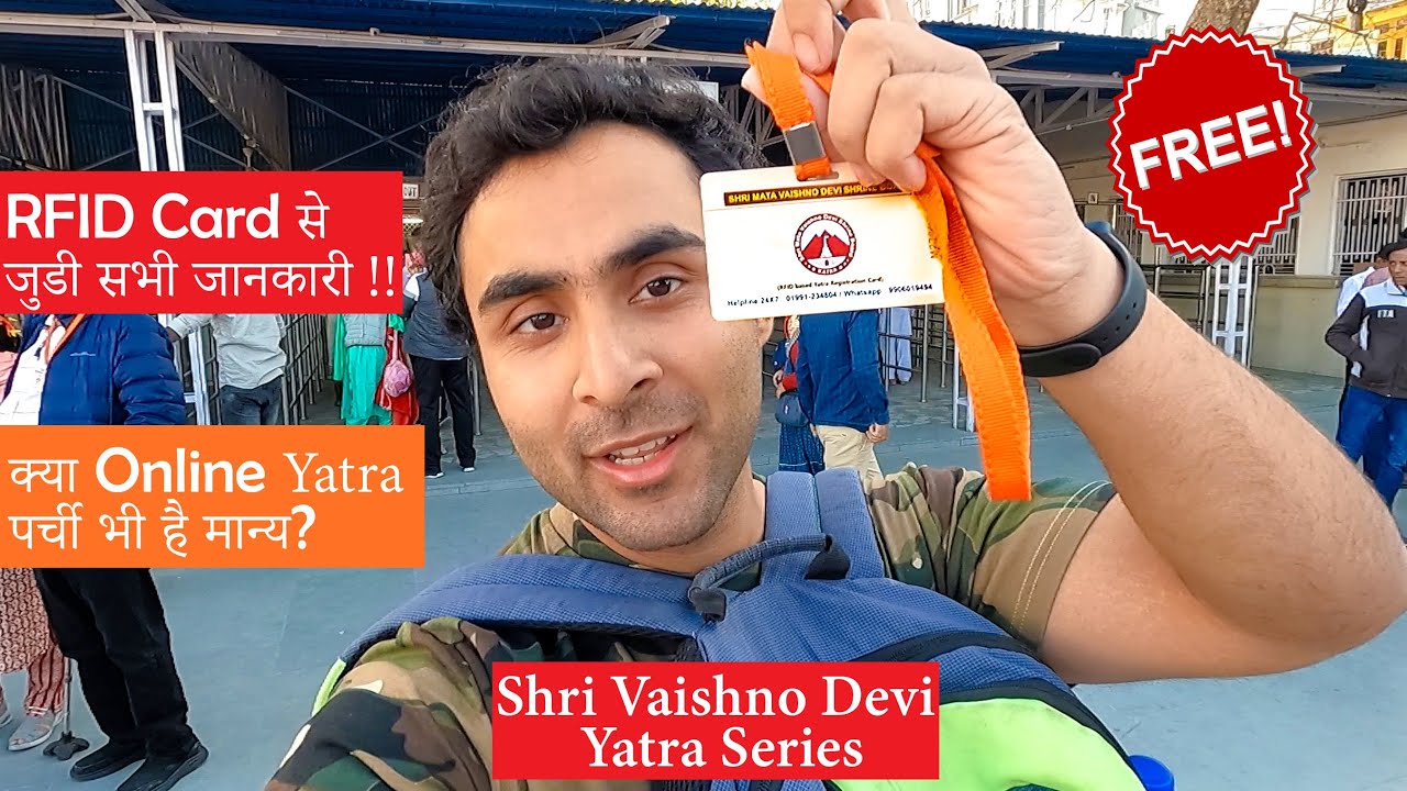 How to book Vaishno Devi RFID Card online How to Book RFID Card Online through application