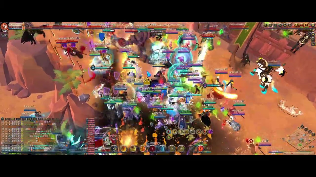 Orange vs Green - Faction Fortress 450+ players ZvZ, Hellfire POV (12/1 UTC13)