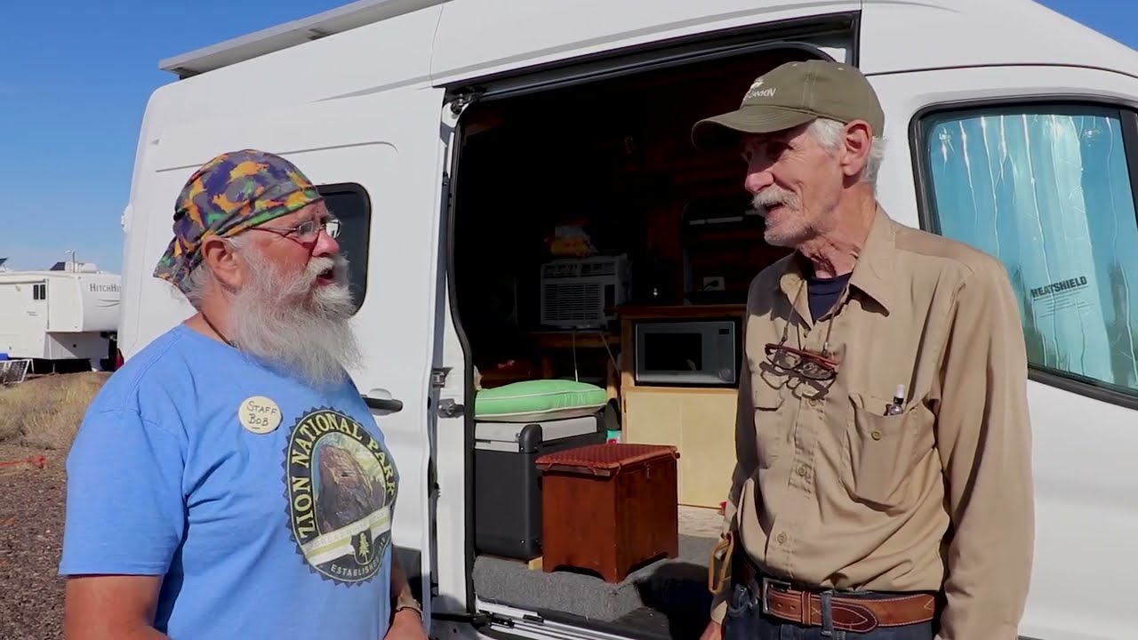 Van Tour of Nomad Living in a Ford Transit Van