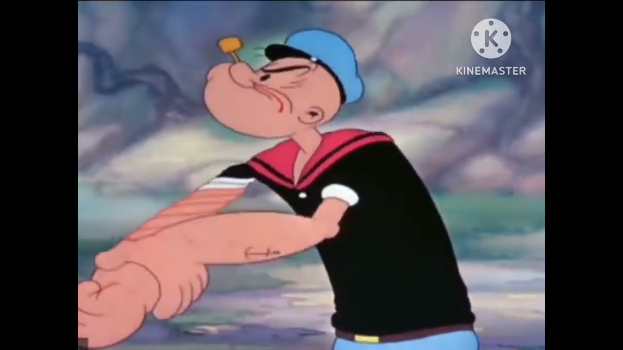 popeye ! Popeye twister punch 😱 ! funny fight  . #popeye