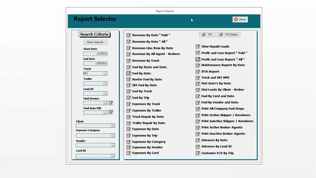 20. Business Reports