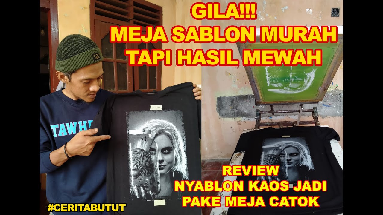 meja sablon murah tapi hasil wah