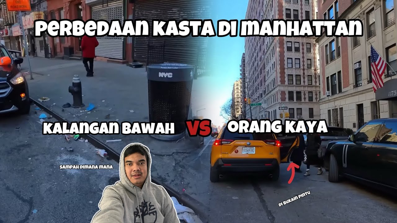 SISI LAIN EAST HARLEM KAWASAN DI MANHATTAN NEW YORK CITY