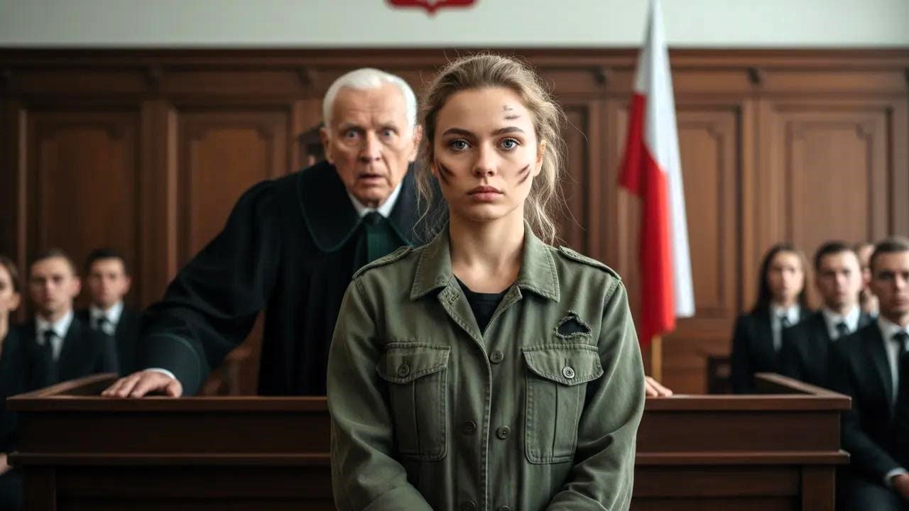 Bezdomna Żołnierka GROM stanęła przed Sądem — gdy Sędzia Zaniemówił, Słysząc Jej Prawdziwe Imię