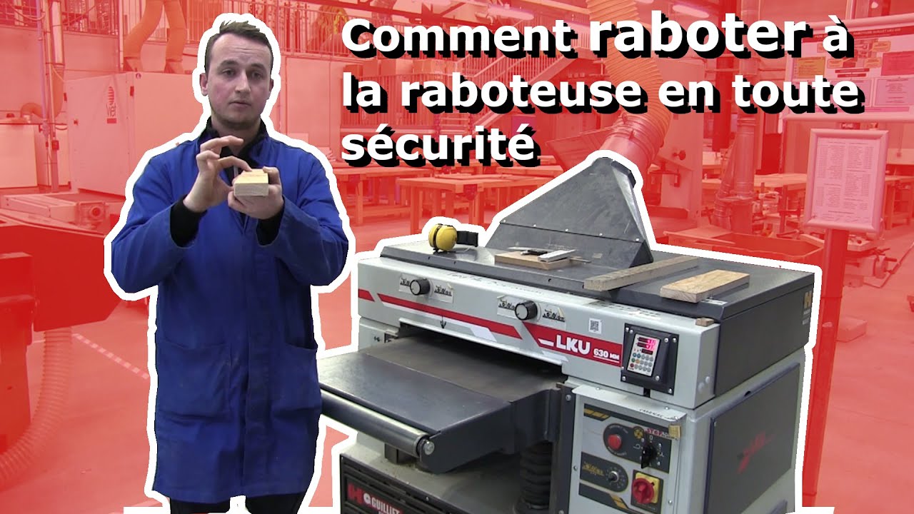 comment raboter avec une raboteuse en sécurité.[TUTO]comment raboter avec une dégau et une raboteuse