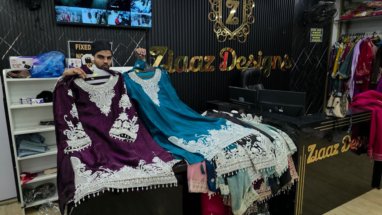 Pakistani suits wholesale ziaaz designs partywear readymade suits wholesale ladies suits wholesale