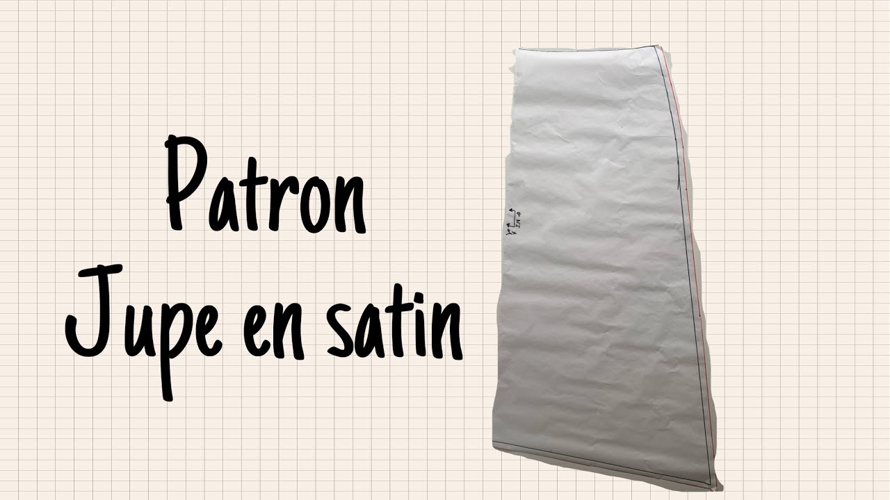 ✂️Comment faire le patron de la jupe en satin✂️