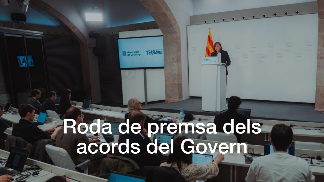 Roda de premsa dels acords del Govern (10.03.26)