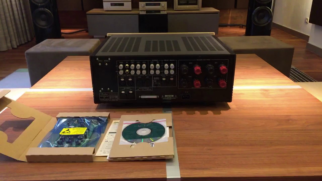 Accuphase E650 unpacking video