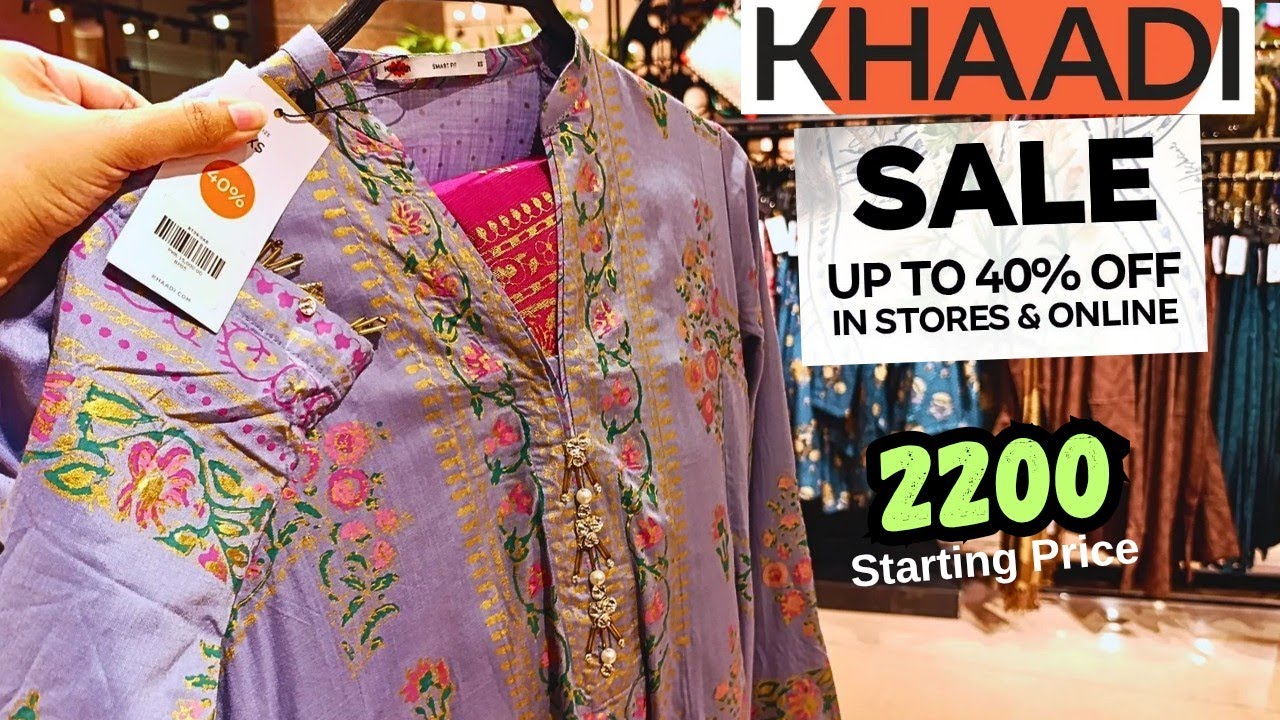 Khaadi BIGGEST SALE 2025 📣 khaadi FLAT 40% OFF 🔥❤️ khaadi Sale 2025