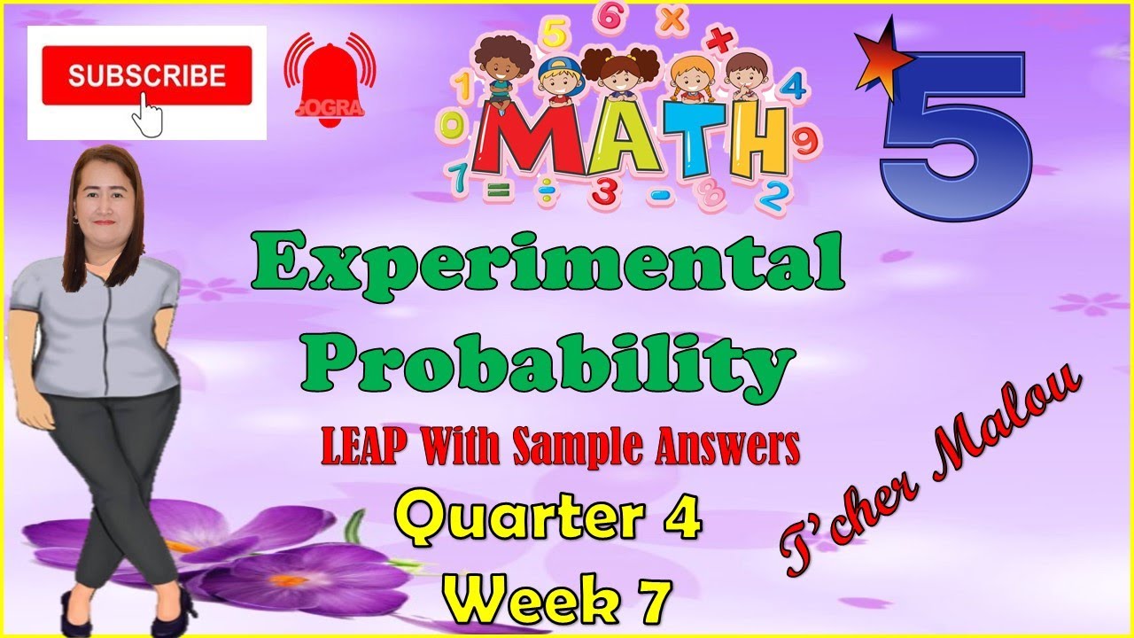 Math 5 Q4 Week 7 Experimental Probability